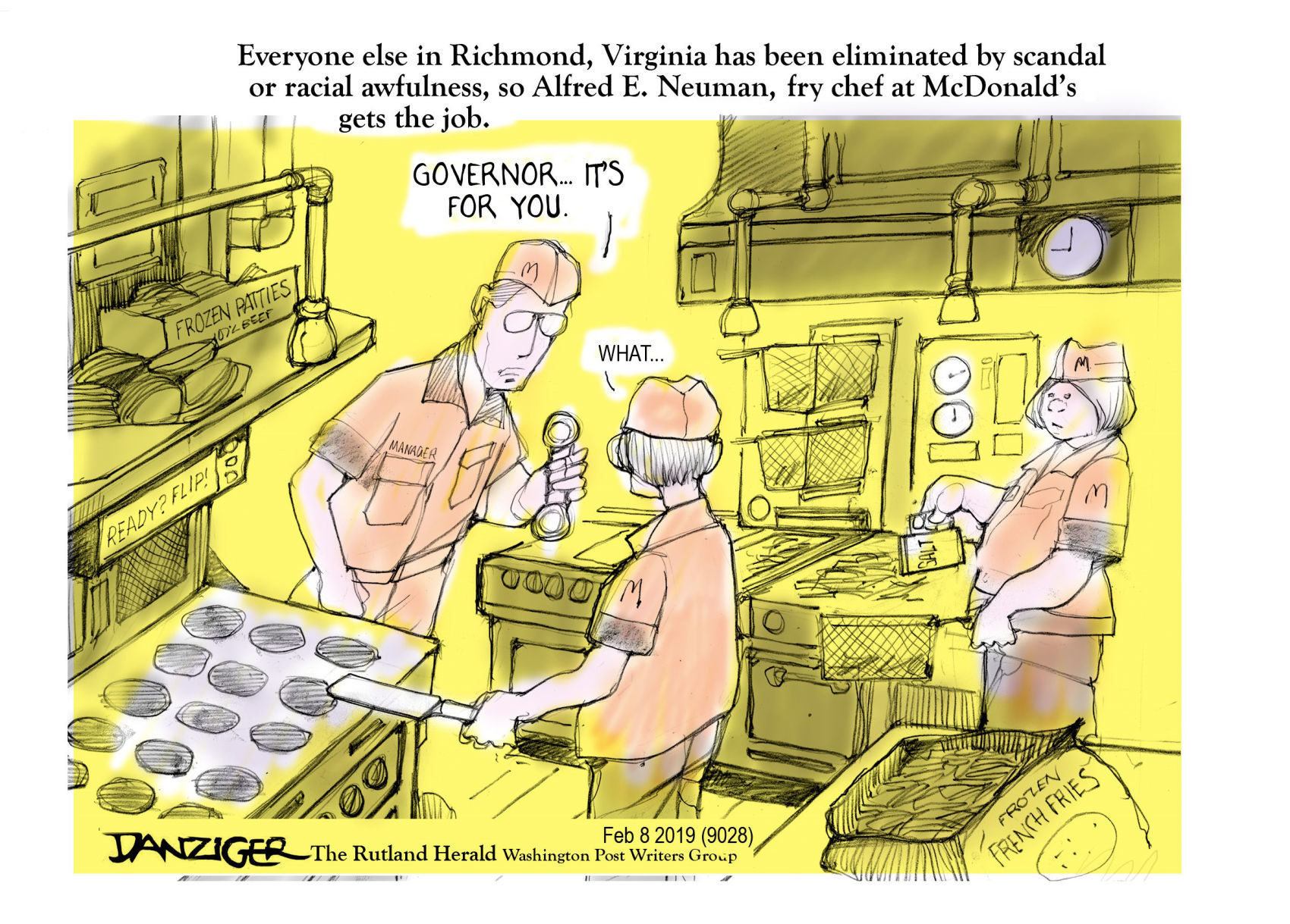 Jeff Danziger cartoon